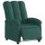 Fotoliu rabatabil electric, verde închis, material textil GartenMobel Dekor