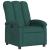 Fotoliu rabatabil electric, verde închis, material textil GartenMobel Dekor