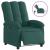 Fotoliu rabatabil electric, verde închis, material textil GartenMobel Dekor