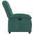Fotoliu rabatabil electric, verde închis, material textil GartenMobel Dekor