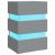 Dulap noptieră, cu LED, gri, 45x35x67 cm, lemn prelucrat GartenMobel Dekor