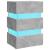 Dulap noptieră, cu LED, gri beton, 45x35x67 cm, lemn prelucrat GartenMobel Dekor