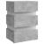 Dulap noptieră, cu LED, gri beton, 45x35x67 cm, lemn prelucrat GartenMobel Dekor