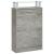 Pantofar, gri beton, 63x24x104 cm, lemn prelucrat GartenMobel Dekor