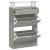 Pantofar, gri beton, 63x24x104 cm, lemn prelucrat GartenMobel Dekor