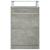 Pantofar, gri beton, 63x24x104 cm, lemn prelucrat GartenMobel Dekor
