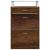 Pantofar, stejar fumuriu, 63x24x104 cm, lemn prelucrat GartenMobel Dekor