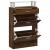 Pantofar, stejar fumuriu, 63x24x104 cm, lemn prelucrat GartenMobel Dekor