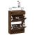 Pantofar, stejar fumuriu, 63x24x104 cm, lemn prelucrat GartenMobel Dekor