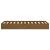 Cadru de pat mic single, maro miere, 75x190 cm, lemn masiv GartenMobel Dekor