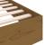 Cadru de pat mic single, maro miere, 75x190 cm, lemn masiv GartenMobel Dekor