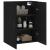 Dulap cu montaj pe perete, negru, 69,5x34x90 cm GartenMobel Dekor