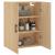 Dulap TV montat pe perete, stejar sonoma, 69,5x34x90 cm GartenMobel Dekor