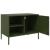 Dulapuri TV, 2 buc., verde măsliniu, 68x39x50,5 cm, oțel GartenMobel Dekor