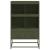 Dulap înalt, verde măsliniu, 68,5x39x111,5cm, oțel laminat rece GartenMobel Dekor