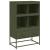 Dulap înalt, verde măsliniu, 68,5x39x111,5cm, oțel laminat rece GartenMobel Dekor