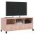 Dulap TV, roz, 100,5x39x43,5 cm, oțel laminat la rece GartenMobel Dekor