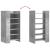 Pantofar, gri beton, 52x37,5x100 cm, lemn prelucrat GartenMobel Dekor