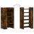 Pantofar, stejar fumuriu, 52x37,5x100 cm, lemn prelucrat GartenMobel Dekor