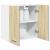 Dulap suspendat, stejar Sonoma, 60x31x60 cm, PAL GartenMobel Dekor