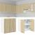 Dulap suspendat, stejar Sonoma, 60x31x60 cm, PAL GartenMobel Dekor