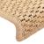 Covorașe scări autoadezive 15 buc. bej deschis 65x21x4 cm sisal GartenMobel Dekor