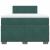 Pat box spring cu saltea, verde închis, 120x190 cm, catifea GartenMobel Dekor