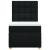 Pat box spring cu saltea, negru, 80x200 cm, textil GartenMobel Dekor