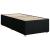 Pat box spring cu saltea, negru, 80x200 cm, textil GartenMobel Dekor