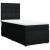 Pat box spring cu saltea, negru, 80x200 cm, textil GartenMobel Dekor