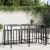 Masă de bar, negru, 200x100x110 cm, oțel vopsit electrostatic GartenMobel Dekor