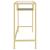 Birou de calculator transparent 100x36x74 cm sticlă securizată GartenMobel Dekor