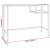 Birou de calculator transparent 100x36x74 cm sticlă securizată GartenMobel Dekor