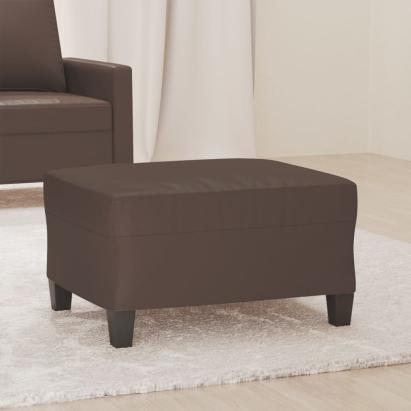 Taburet, maro, 70x55x41 cm, piele ecologică GartenMobel Dekor