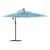 Umbrelă soare de grădină stâlp din oțel, albastru 246x246x230cm GartenMobel Dekor