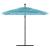 Umbrelă soare de grădină stâlp din oțel, albastru 246x246x230cm GartenMobel Dekor