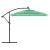Umbrelă soare de grădină cu stâlp din oțel verde 246x246x230 cm GartenMobel Dekor