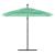 Umbrelă soare de grădină cu stâlp din oțel verde 246x246x230 cm GartenMobel Dekor