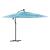 Umbrelă soare de grădină stâlp din oțel, albastru 269x269x235cm GartenMobel Dekor