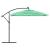 Umbrelă soare de grădină cu stâlp din oțel, verde 269x269x235cm GartenMobel Dekor