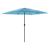Umbrelă soare de grădină stâlp din oțel, albastru 248x248x248cm GartenMobel Dekor