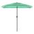 Umbrelă soare de grădină cu stâlp din oțel verde 248x248x248 cm GartenMobel Dekor