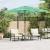 Umbrelă soare de grădină cu stâlp din oțel verde 248x248x248 cm GartenMobel Dekor