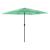Umbrelă soare de grădină cu stâlp din oțel verde 248x248x248 cm GartenMobel Dekor
