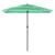 Umbrelă soare de grădină cu stâlp din oțel verde 248x248x248 cm GartenMobel Dekor