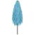 Umbrelă soare de grădină stâlp din oțel, albastru 223x223x213cm GartenMobel Dekor