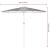 Umbrelă soare de grădină stâlp din oțel, albastru 223x223x213cm GartenMobel Dekor