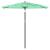 Umbrelă soare de grădină stâlp din lemn verde 223x223x213 cm GartenMobel Dekor