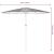 Umbrelă soare de grădină stâlp din lemn verde 223x223x213 cm GartenMobel Dekor