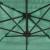 Umbrelă soare de grădină stâlp din lemn verde 223x223x213 cm GartenMobel Dekor